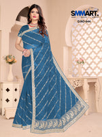 Load image into Gallery viewer, Tara Mirror Shine Saree – Draped in Light, Made to Shine