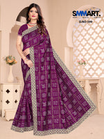 Load image into Gallery viewer, Noor Mirror Embellished Georgette Saree – Shine with Subtle Grace