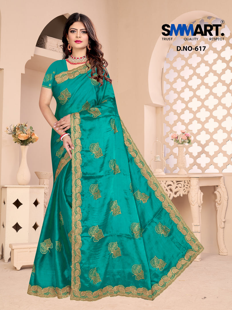 Ziya Georgette Mirror Saree – Where Sparkle Meets Serenity